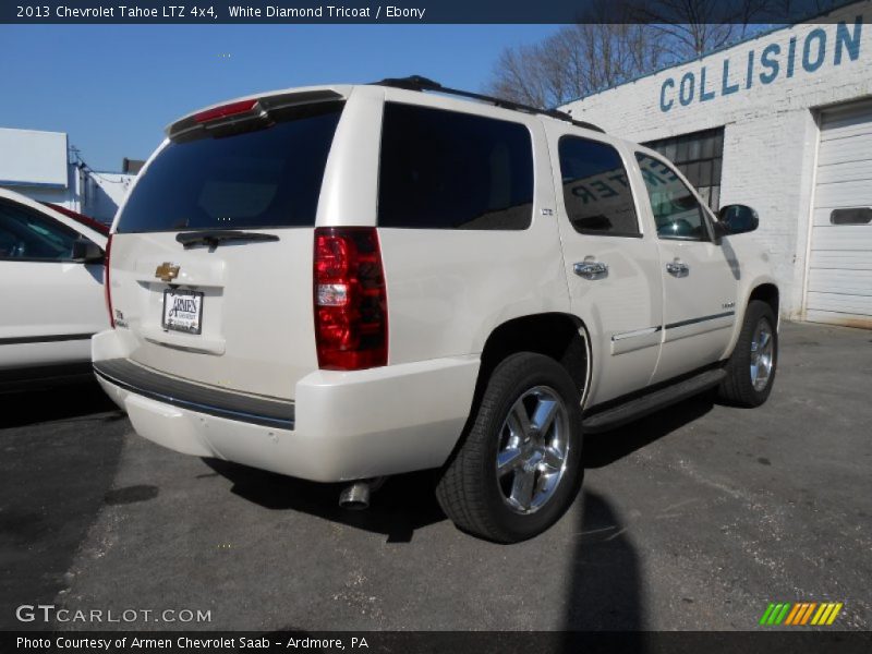 White Diamond Tricoat / Ebony 2013 Chevrolet Tahoe LTZ 4x4