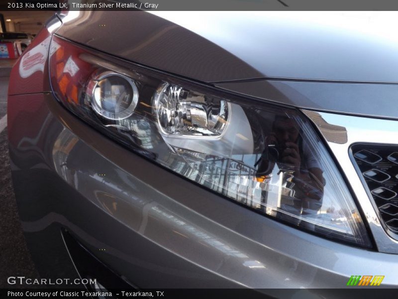 Titanium Silver Metallic / Gray 2013 Kia Optima LX