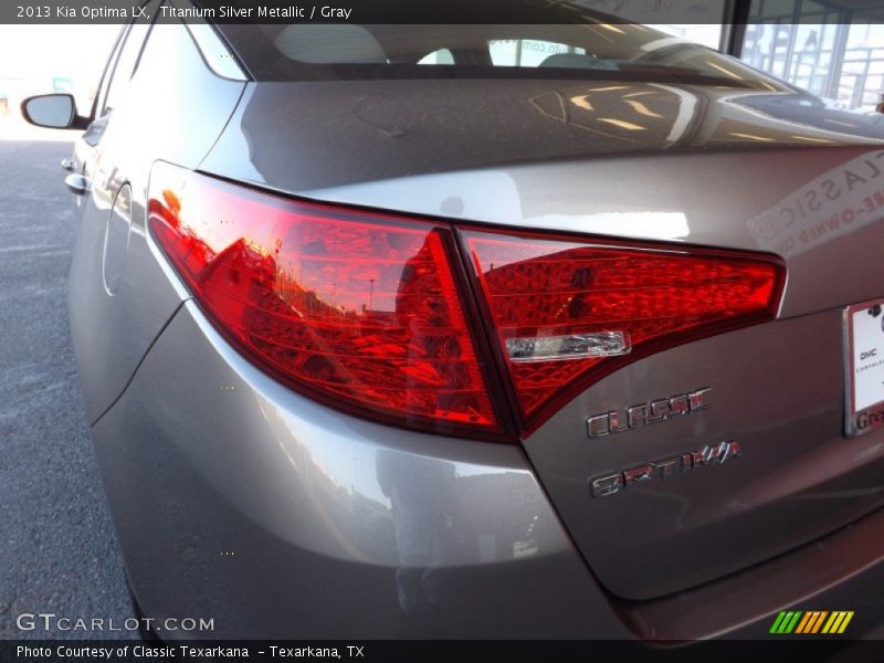 Titanium Silver Metallic / Gray 2013 Kia Optima LX