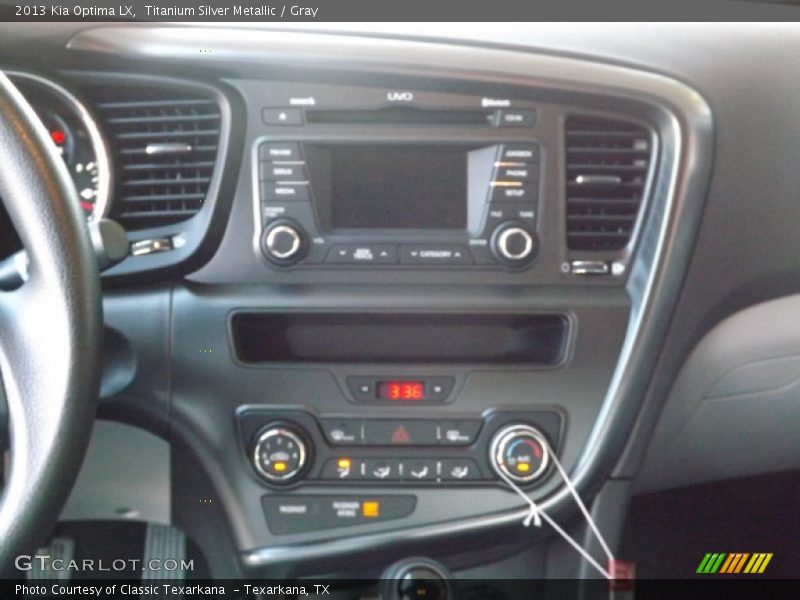 Titanium Silver Metallic / Gray 2013 Kia Optima LX