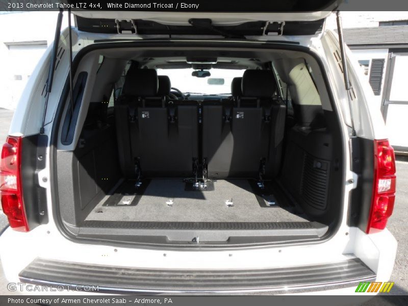White Diamond Tricoat / Ebony 2013 Chevrolet Tahoe LTZ 4x4