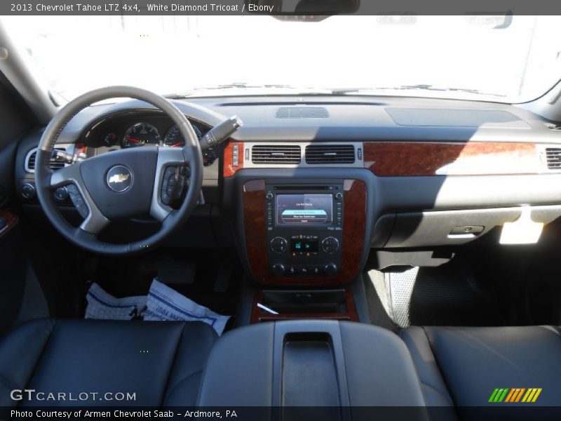 White Diamond Tricoat / Ebony 2013 Chevrolet Tahoe LTZ 4x4