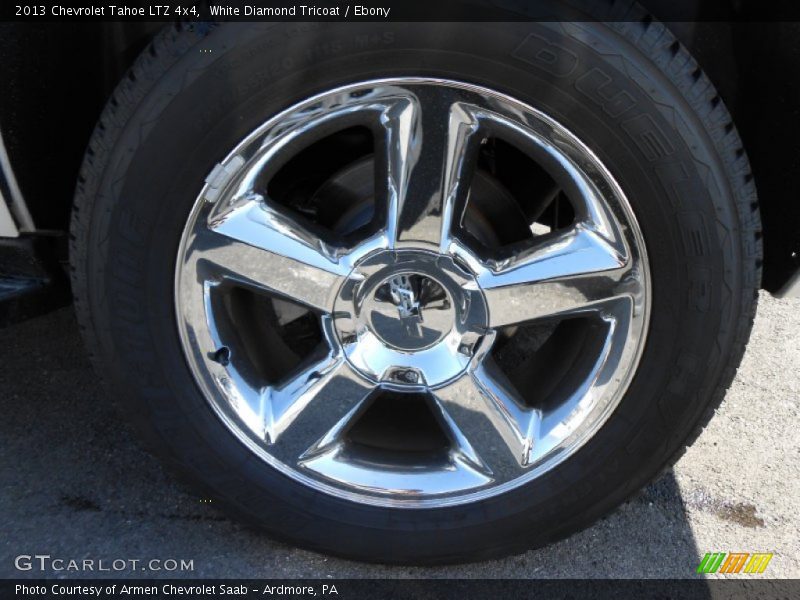 White Diamond Tricoat / Ebony 2013 Chevrolet Tahoe LTZ 4x4
