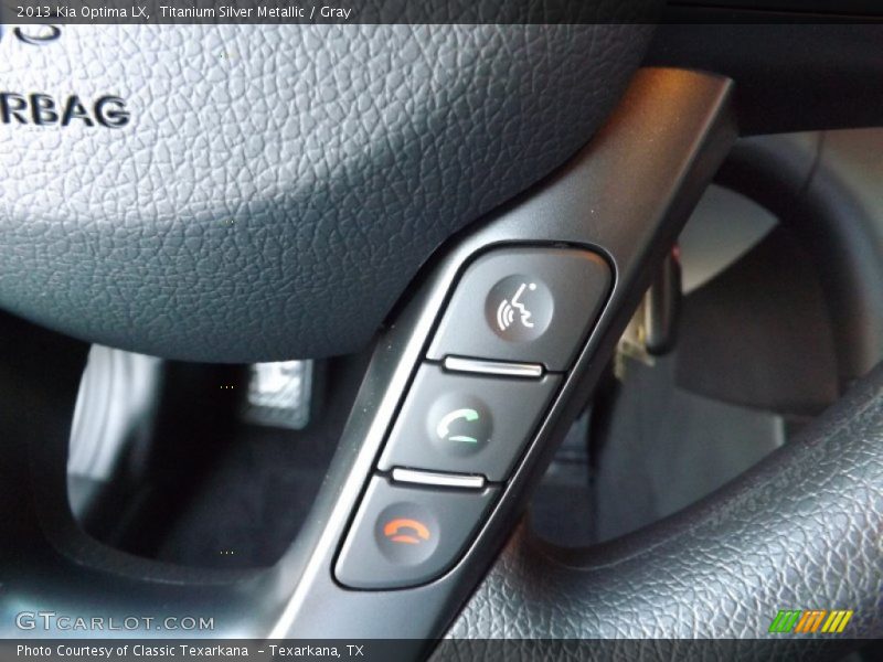 Titanium Silver Metallic / Gray 2013 Kia Optima LX