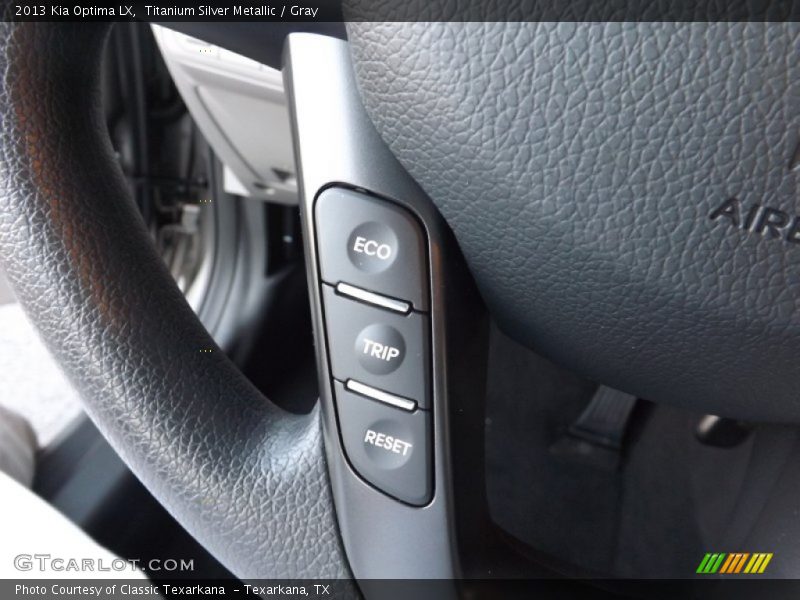 Titanium Silver Metallic / Gray 2013 Kia Optima LX