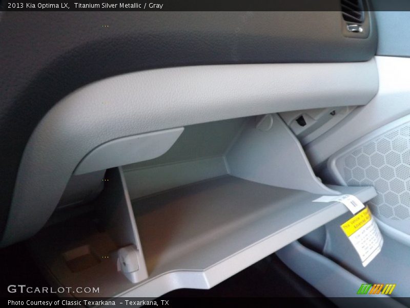 Titanium Silver Metallic / Gray 2013 Kia Optima LX