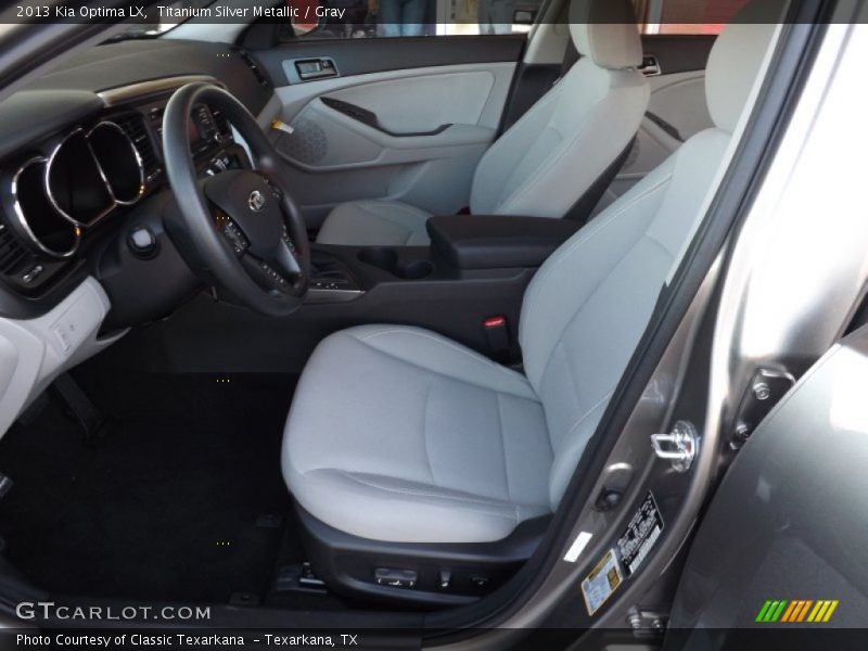 Titanium Silver Metallic / Gray 2013 Kia Optima LX