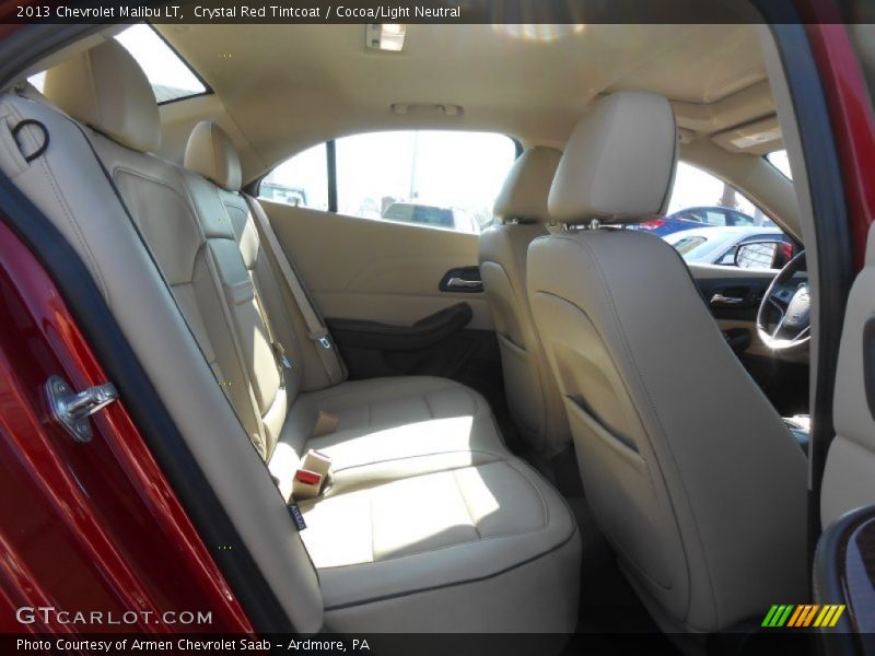 Crystal Red Tintcoat / Cocoa/Light Neutral 2013 Chevrolet Malibu LT
