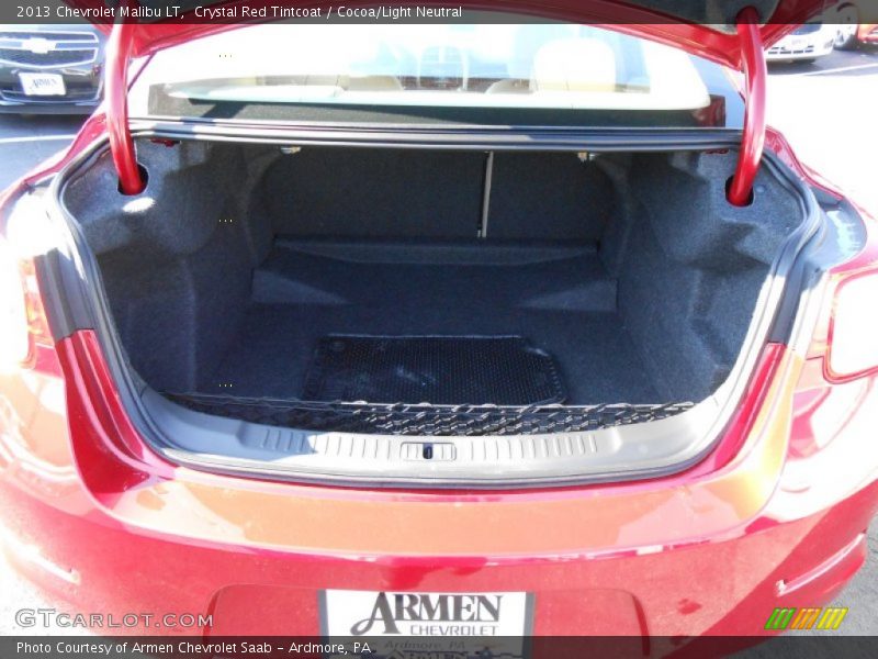 Crystal Red Tintcoat / Cocoa/Light Neutral 2013 Chevrolet Malibu LT