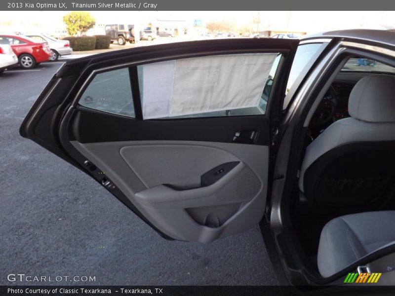 Titanium Silver Metallic / Gray 2013 Kia Optima LX