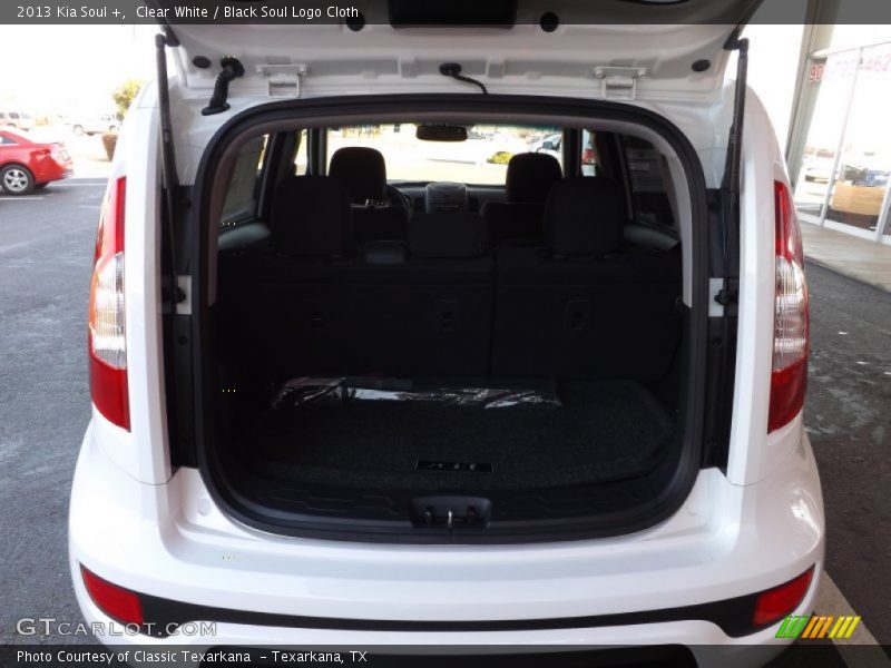 Clear White / Black Soul Logo Cloth 2013 Kia Soul +