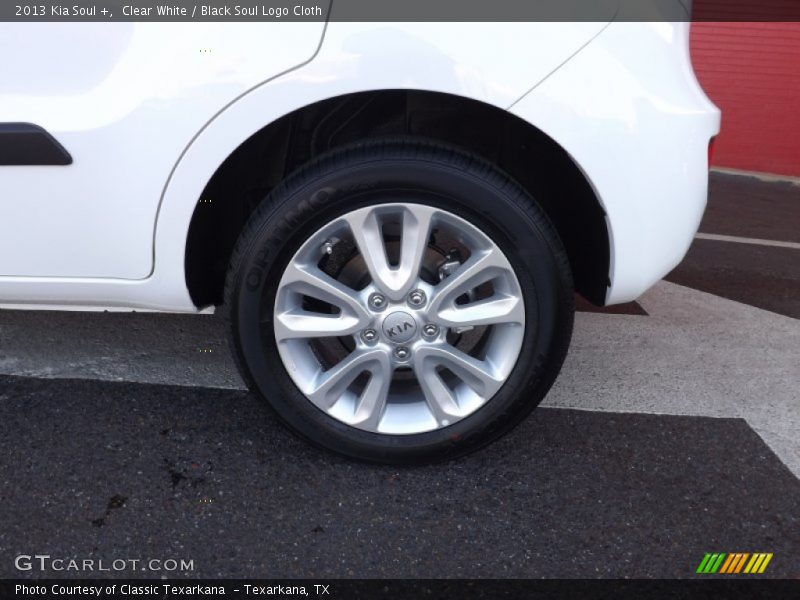 Clear White / Black Soul Logo Cloth 2013 Kia Soul +