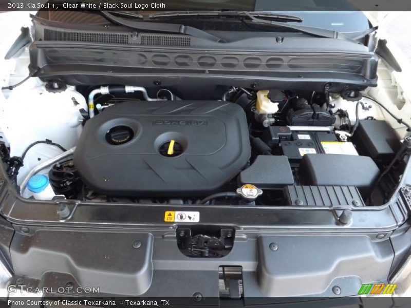 Clear White / Black Soul Logo Cloth 2013 Kia Soul +