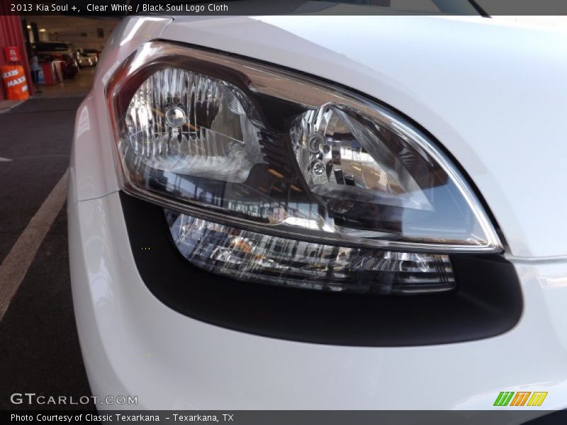 Clear White / Black Soul Logo Cloth 2013 Kia Soul +