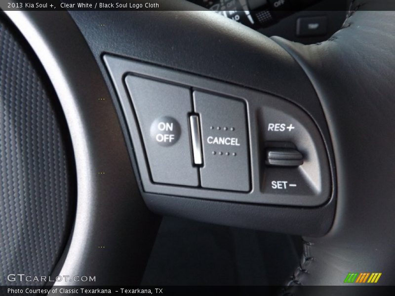 Clear White / Black Soul Logo Cloth 2013 Kia Soul +