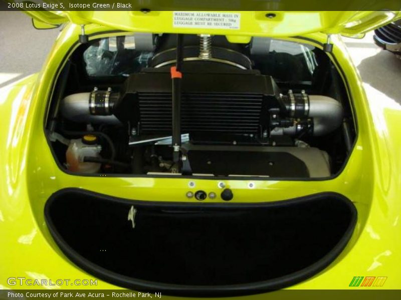  2008 Exige S Engine - 1.8 Liter Supercharged DOHC 16-Valve VVT 4 Cylinder