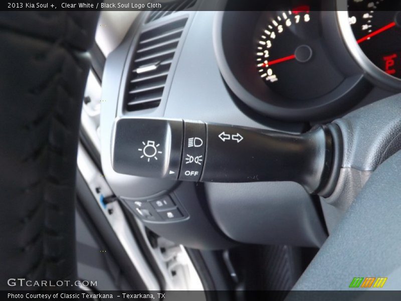 Clear White / Black Soul Logo Cloth 2013 Kia Soul +