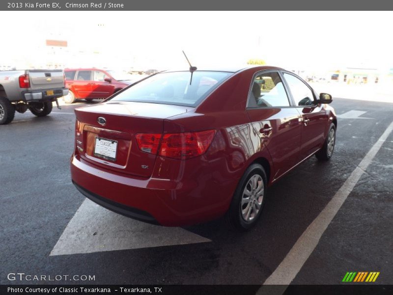 Crimson Red / Stone 2013 Kia Forte EX