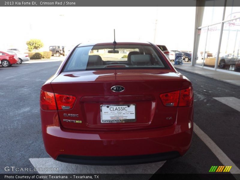 Crimson Red / Stone 2013 Kia Forte EX