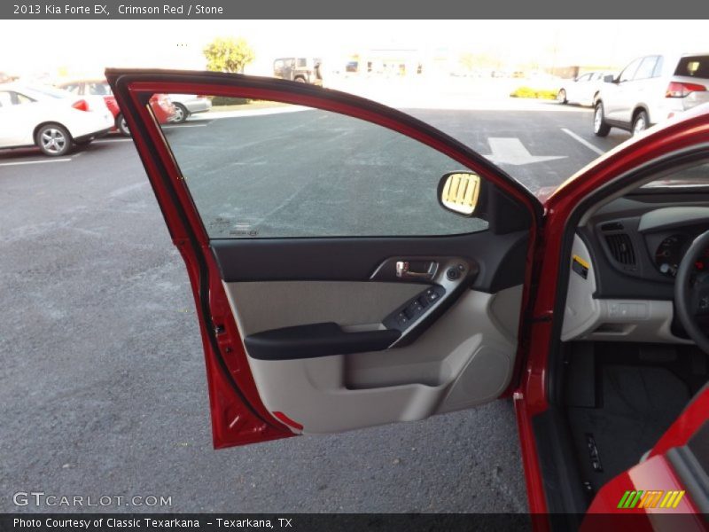 Crimson Red / Stone 2013 Kia Forte EX
