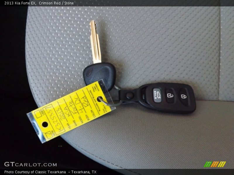 Crimson Red / Stone 2013 Kia Forte EX