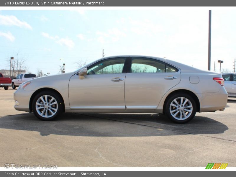 Satin Cashmere Metallic / Parchment 2010 Lexus ES 350