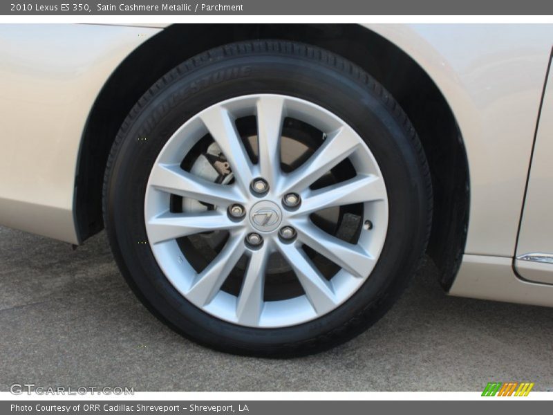 Satin Cashmere Metallic / Parchment 2010 Lexus ES 350