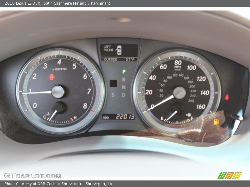 Satin Cashmere Metallic / Parchment 2010 Lexus ES 350