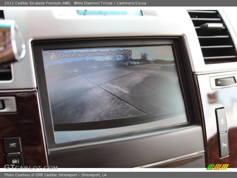White Diamond Tricoat / Cashmere/Cocoa 2011 Cadillac Escalade Premium AWD