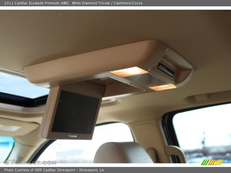 White Diamond Tricoat / Cashmere/Cocoa 2011 Cadillac Escalade Premium AWD