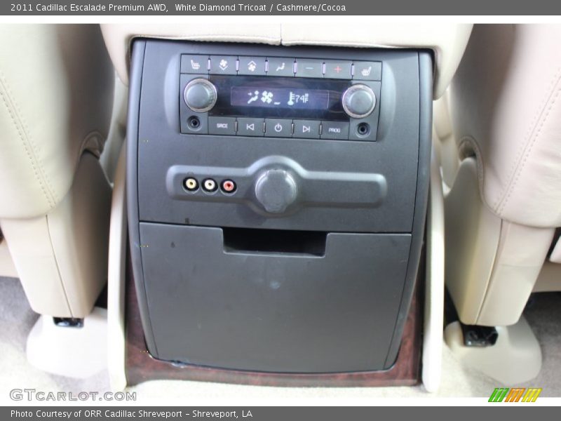 White Diamond Tricoat / Cashmere/Cocoa 2011 Cadillac Escalade Premium AWD