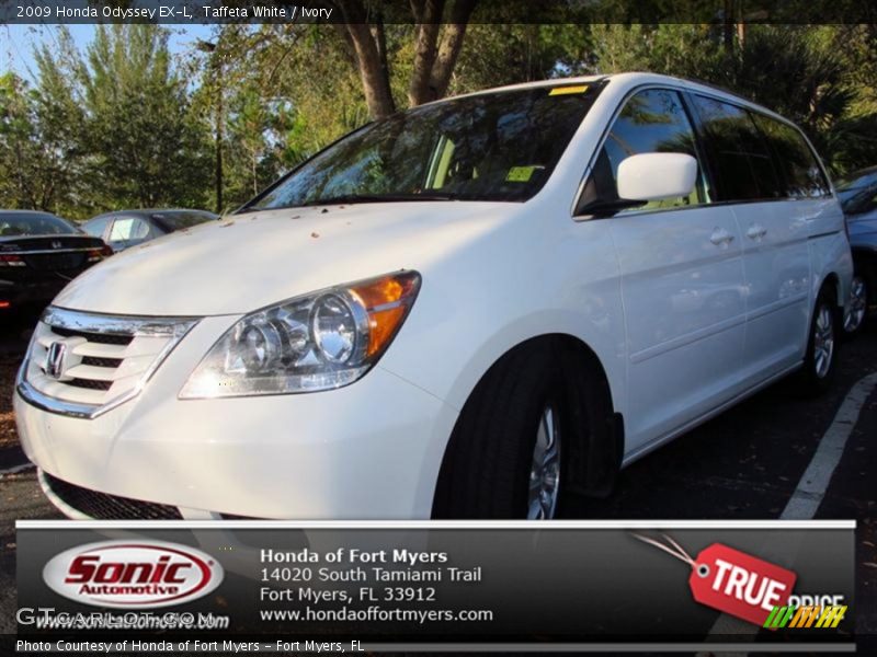 Taffeta White / Ivory 2009 Honda Odyssey EX-L