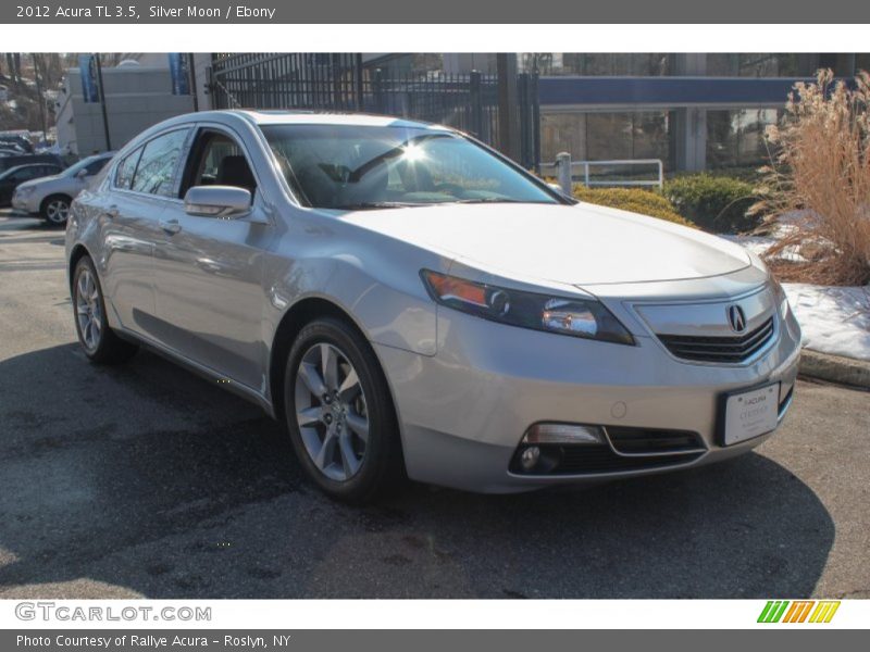 Silver Moon / Ebony 2012 Acura TL 3.5