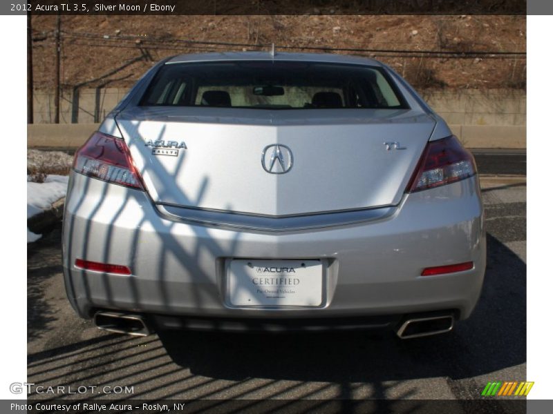 Silver Moon / Ebony 2012 Acura TL 3.5