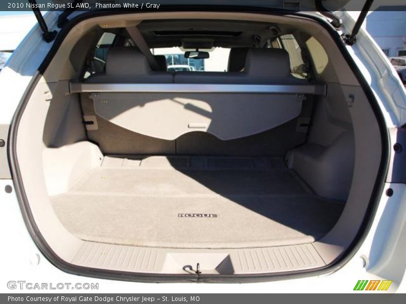 Phantom White / Gray 2010 Nissan Rogue SL AWD