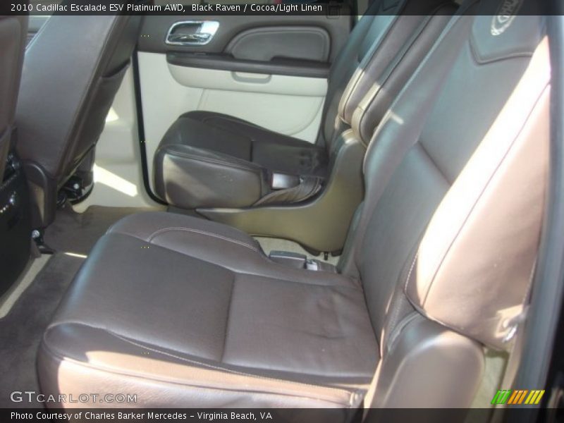 Black Raven / Cocoa/Light Linen 2010 Cadillac Escalade ESV Platinum AWD