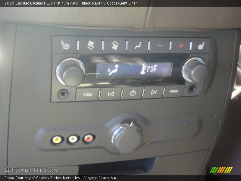 Black Raven / Cocoa/Light Linen 2010 Cadillac Escalade ESV Platinum AWD