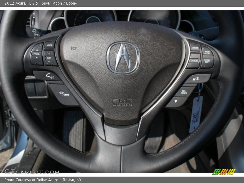 Silver Moon / Ebony 2012 Acura TL 3.5