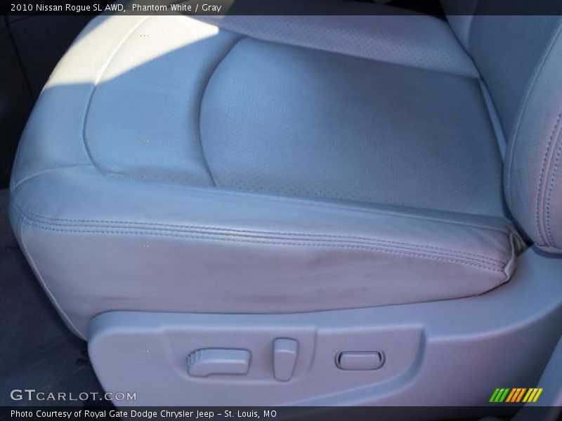 Phantom White / Gray 2010 Nissan Rogue SL AWD