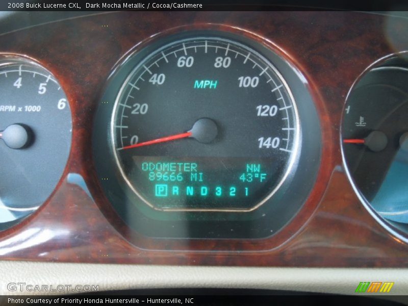 Dark Mocha Metallic / Cocoa/Cashmere 2008 Buick Lucerne CXL