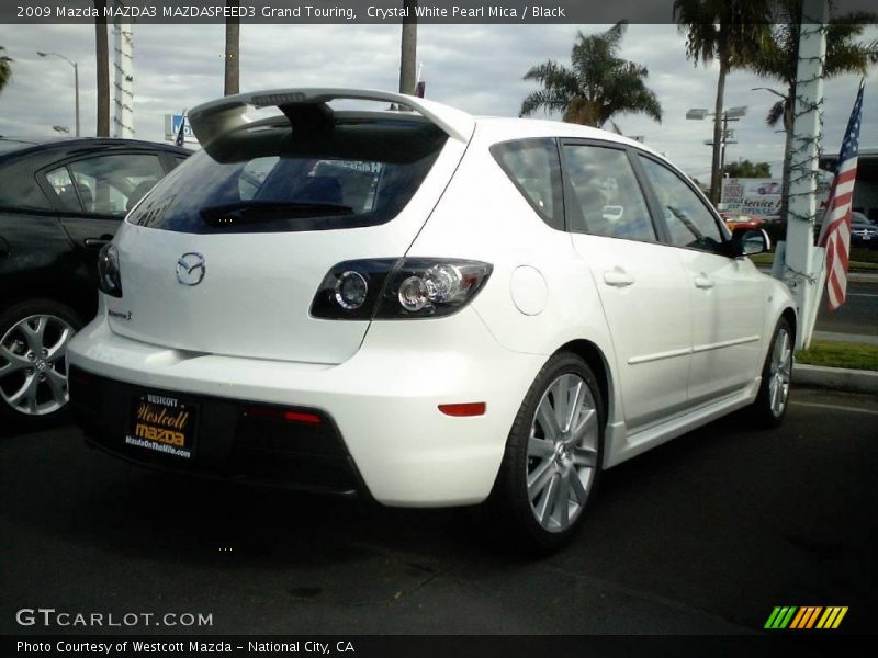Crystal White Pearl Mica / Black 2009 Mazda MAZDA3 MAZDASPEED3 Grand Touring