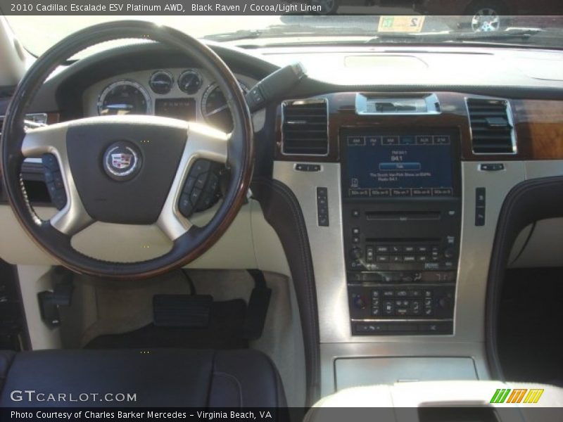 Black Raven / Cocoa/Light Linen 2010 Cadillac Escalade ESV Platinum AWD