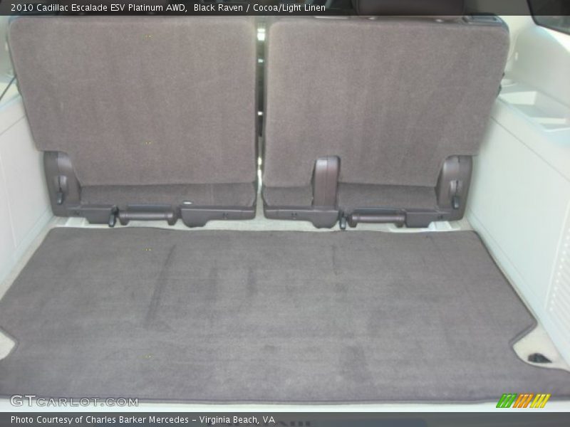 Black Raven / Cocoa/Light Linen 2010 Cadillac Escalade ESV Platinum AWD