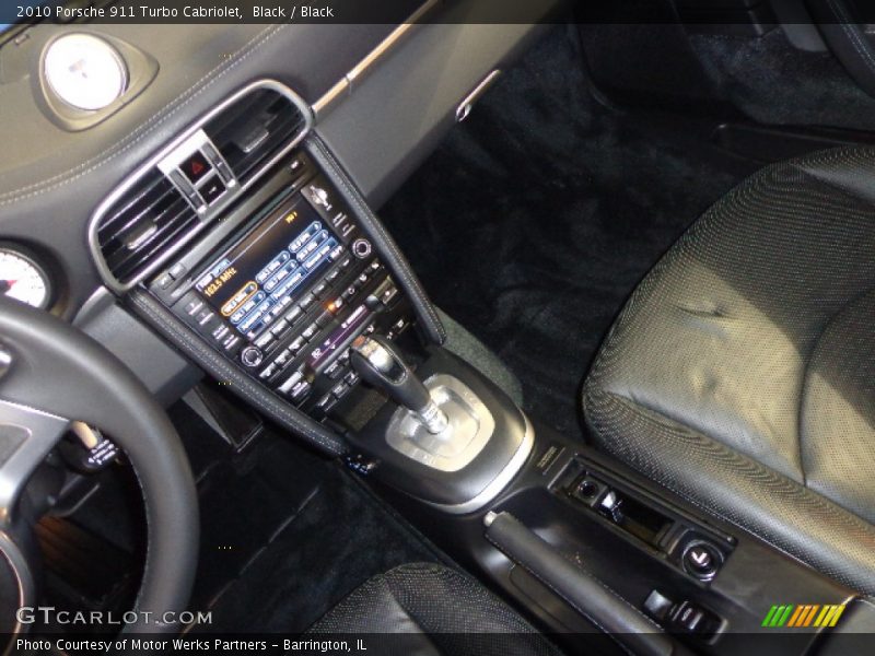 Black / Black 2010 Porsche 911 Turbo Cabriolet
