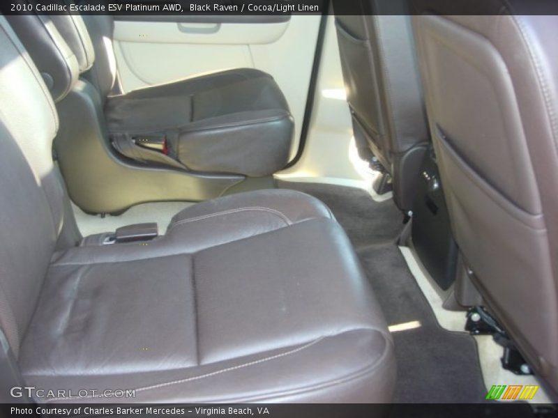 Black Raven / Cocoa/Light Linen 2010 Cadillac Escalade ESV Platinum AWD