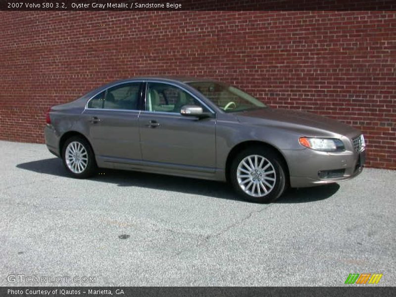 Oyster Gray Metallic / Sandstone Beige 2007 Volvo S80 3.2