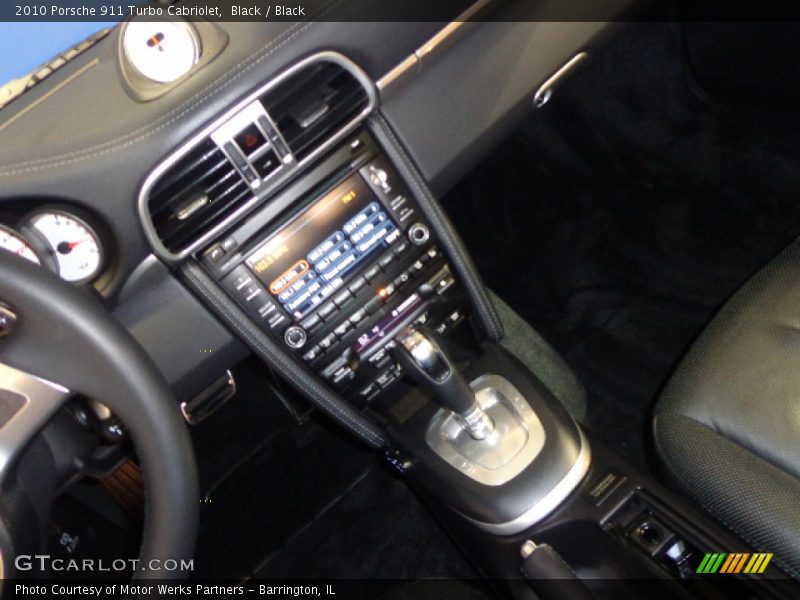 Black / Black 2010 Porsche 911 Turbo Cabriolet