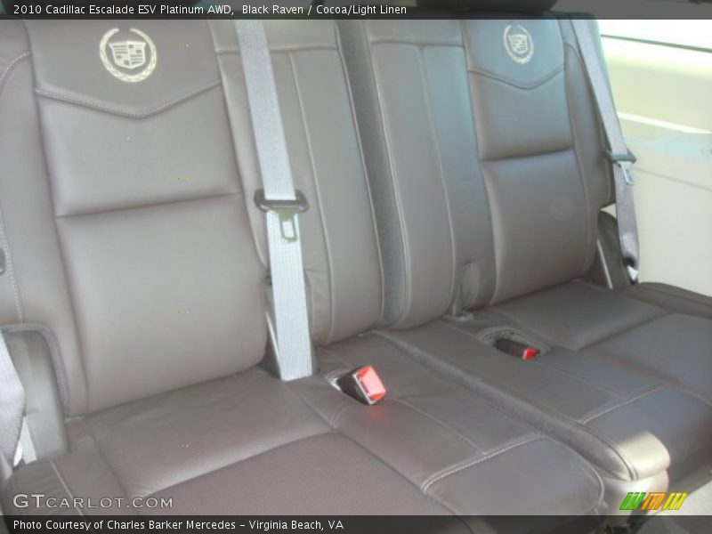 Black Raven / Cocoa/Light Linen 2010 Cadillac Escalade ESV Platinum AWD