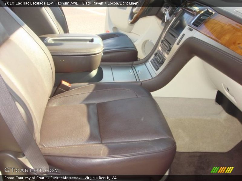Black Raven / Cocoa/Light Linen 2010 Cadillac Escalade ESV Platinum AWD