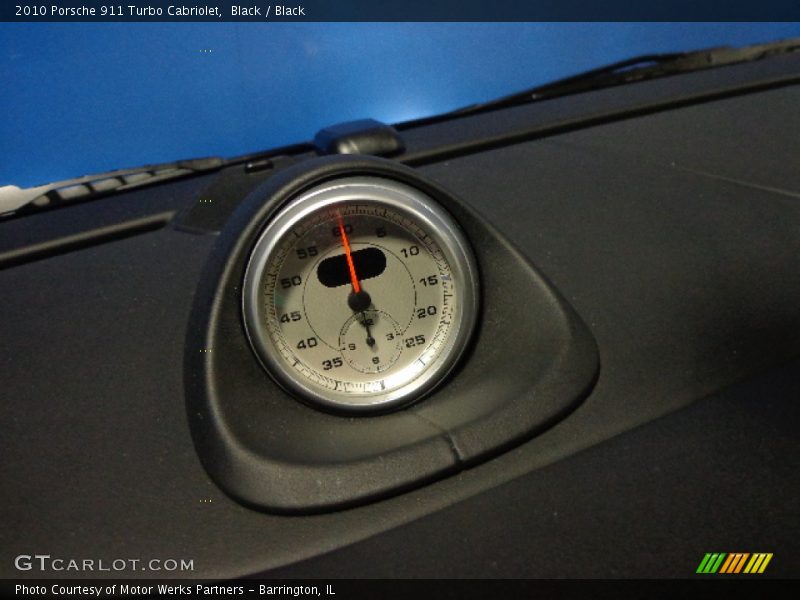 Black / Black 2010 Porsche 911 Turbo Cabriolet